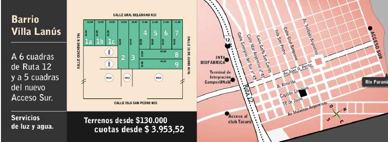 Carles diseño de mapa y loteo