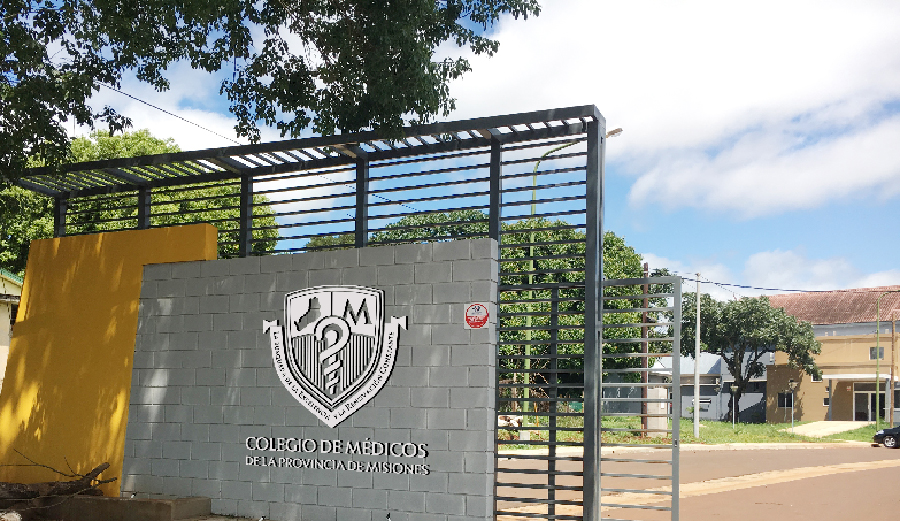 Colegio de médicos señaletica